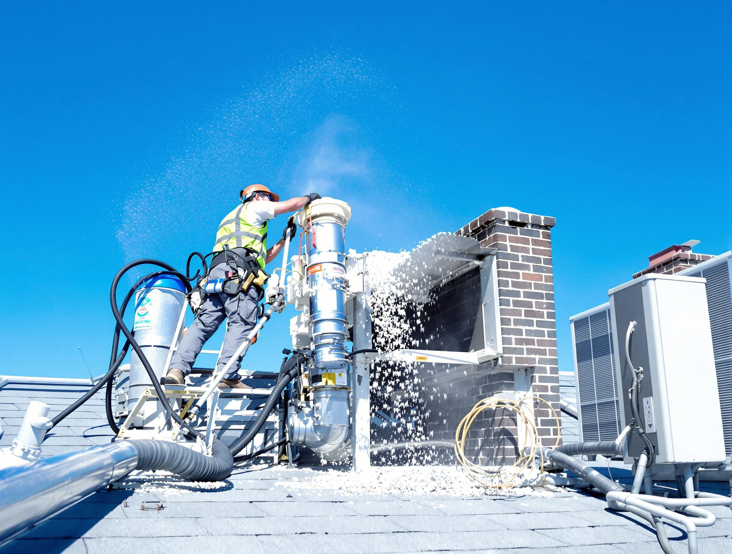 Expert roof dryer vent cleaning by East Point Dryer Vent Cleaning in East Point