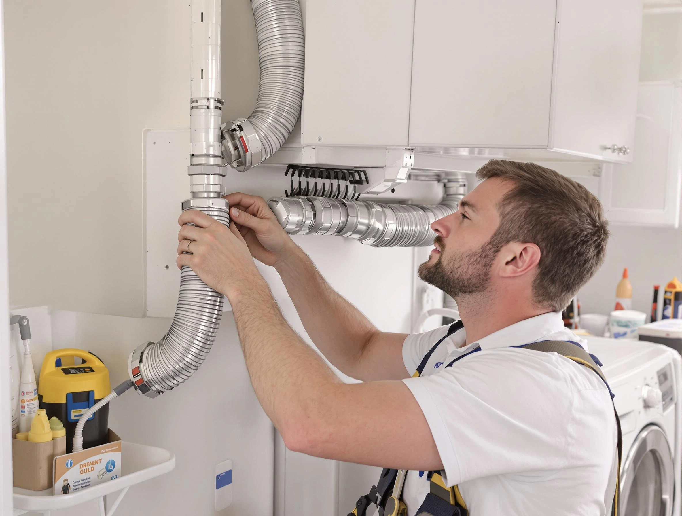 Professional dryer vent repair and installation by East Point Dryer Vent Cleaning in East Point